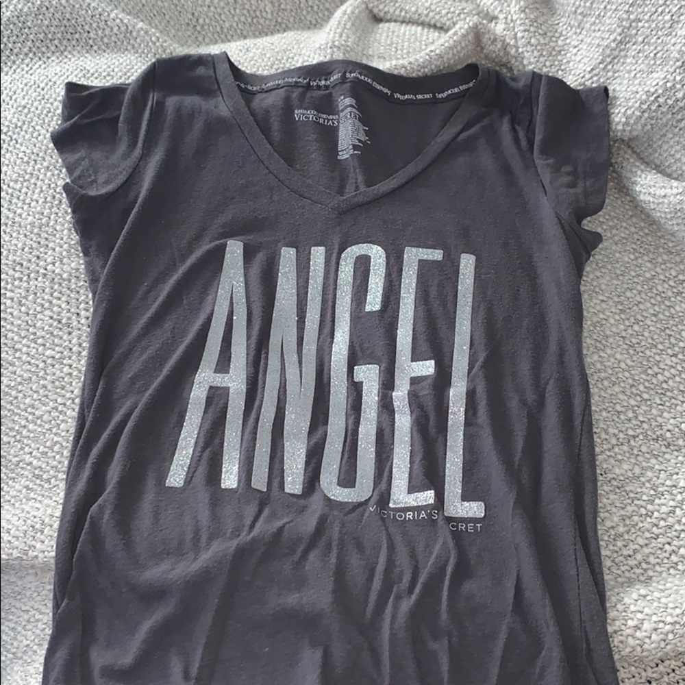 Victoria’s Secret tee with angel wings on back